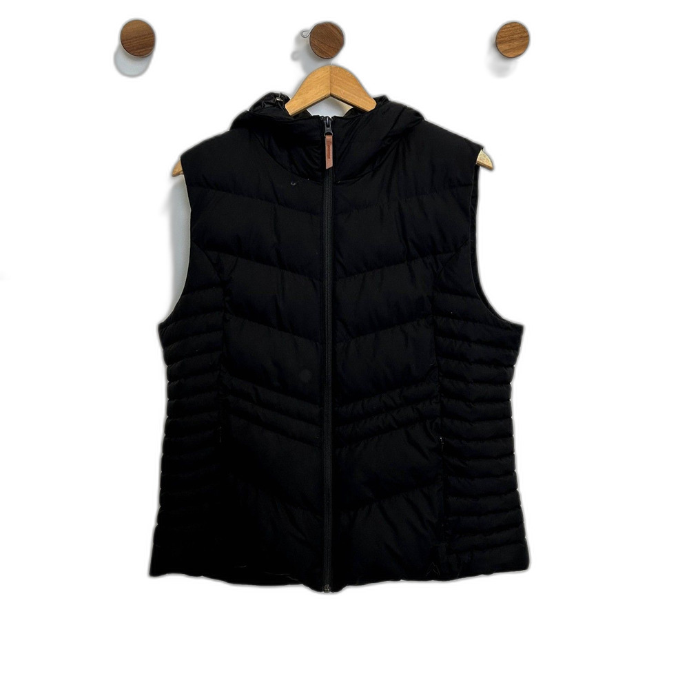 Alpine Design Boulder Co Womens Down Puffer Vest Size XL Black Zip-up Winter